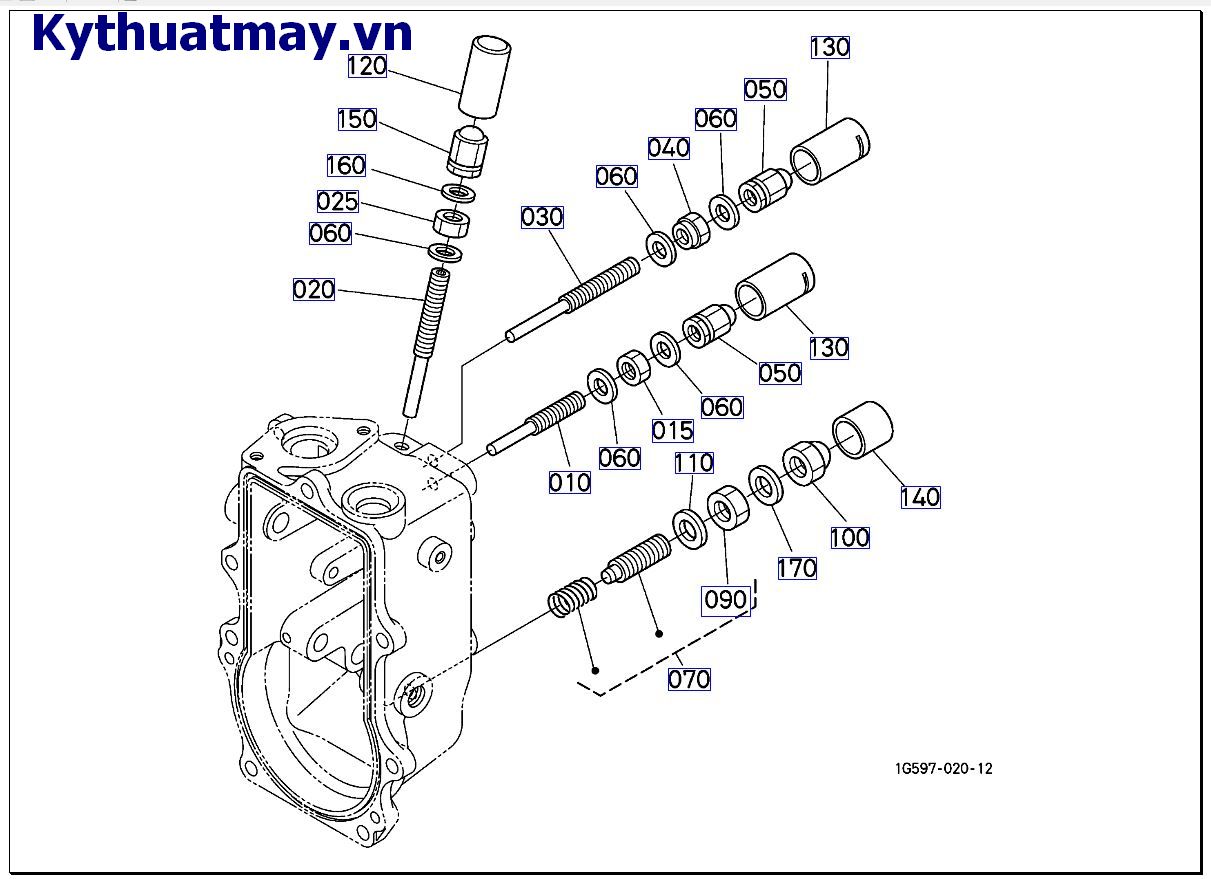 Bu lông điều chỉnh bộ điều tốc ( cũ) <=2GBZ999